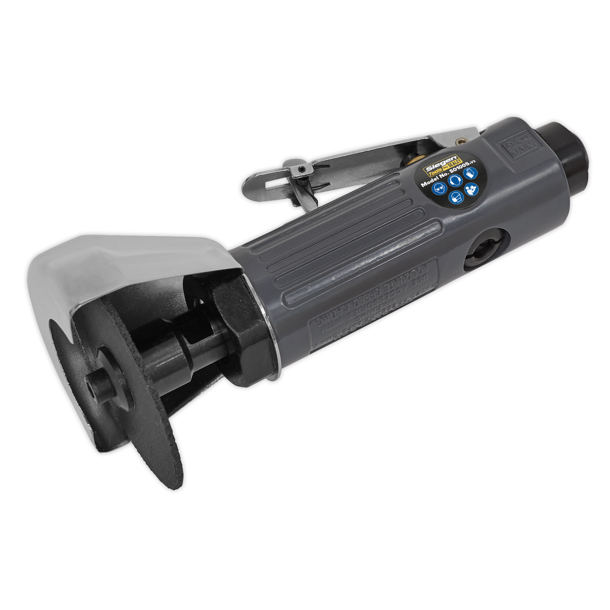 Sealey Air Rotary Cut-Off Tool 75mm 20000rpm with Safety Guard for Cutting