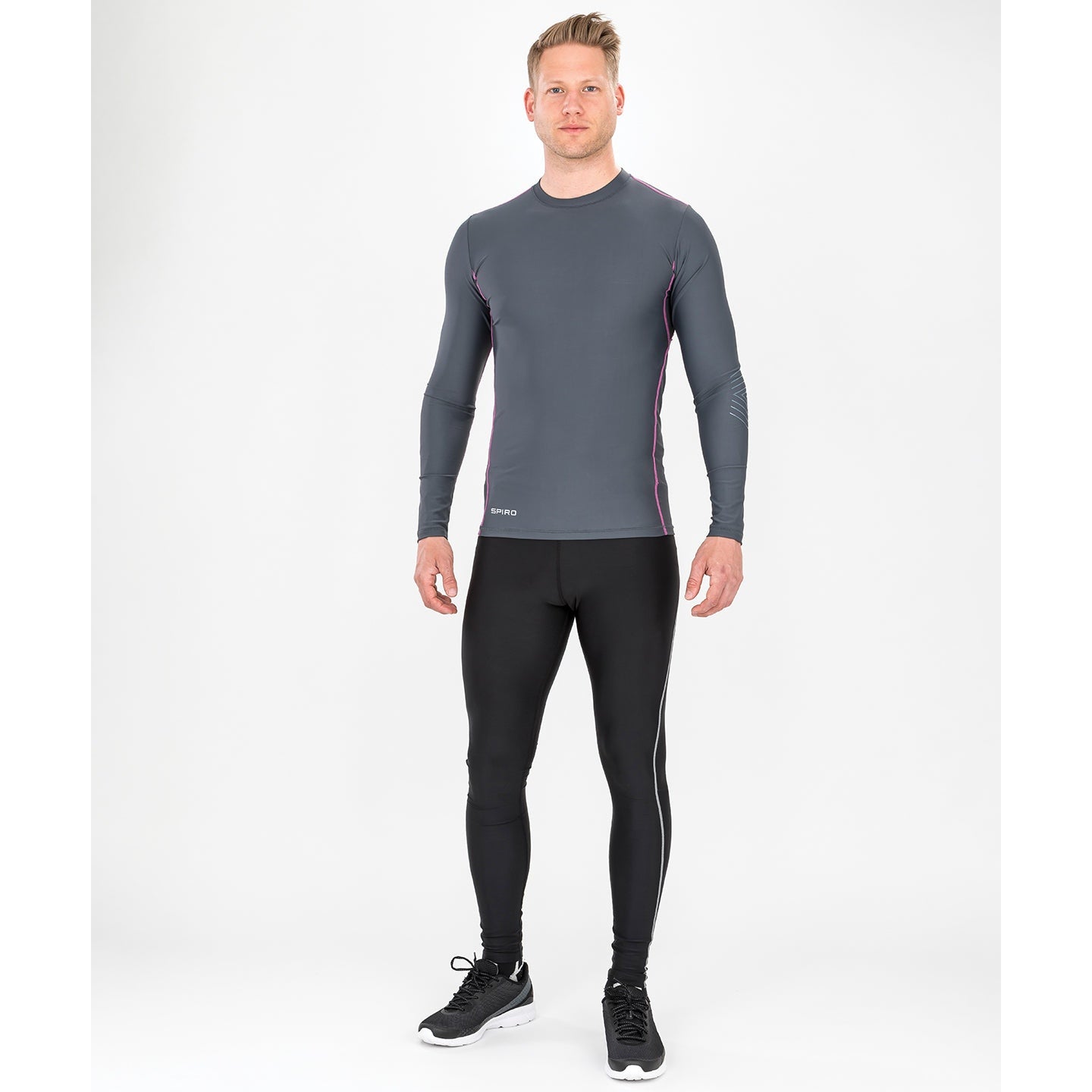 Spiro Bodyfit Lightweight Baselayer Leggings Quick-Dry Breathable Comfort Fit