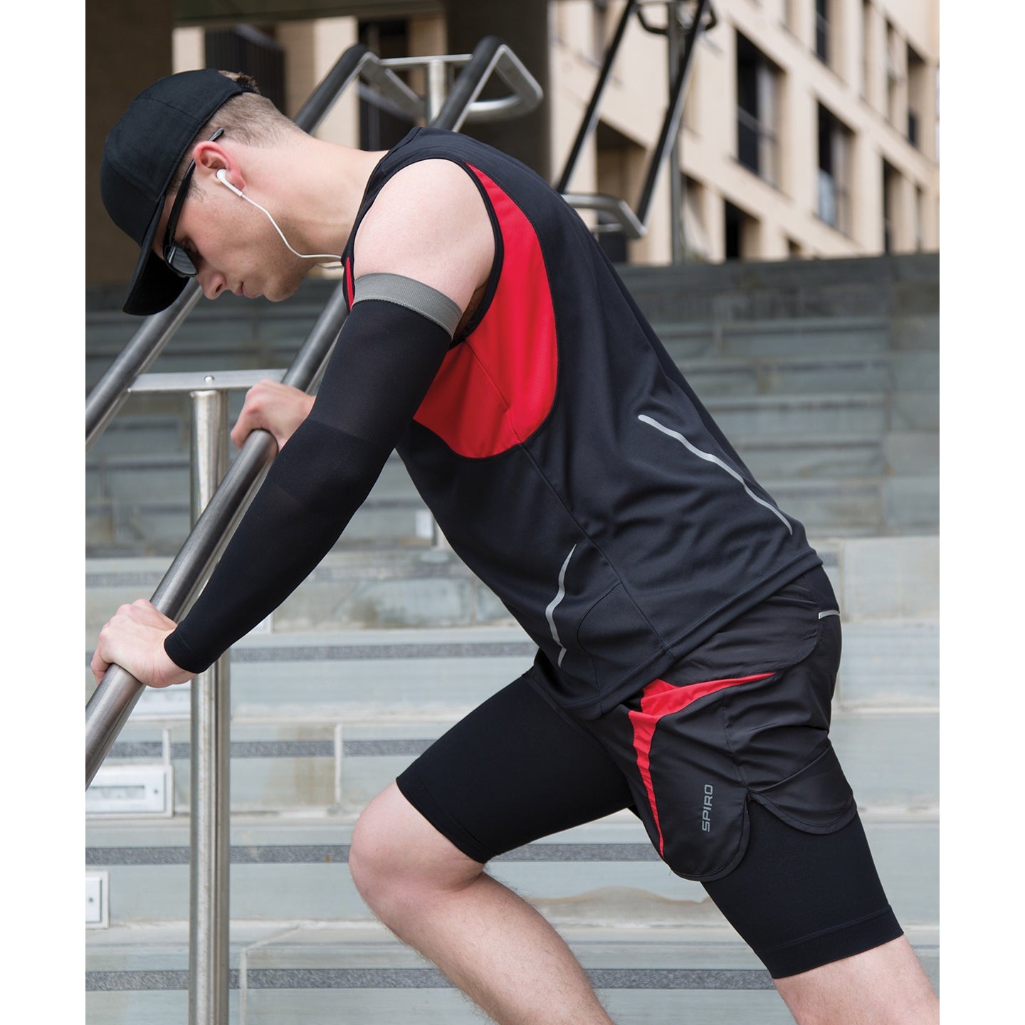 Spiro Compression Arm Guards 360° Support Quick Dry Lightweight Shock Absorbent