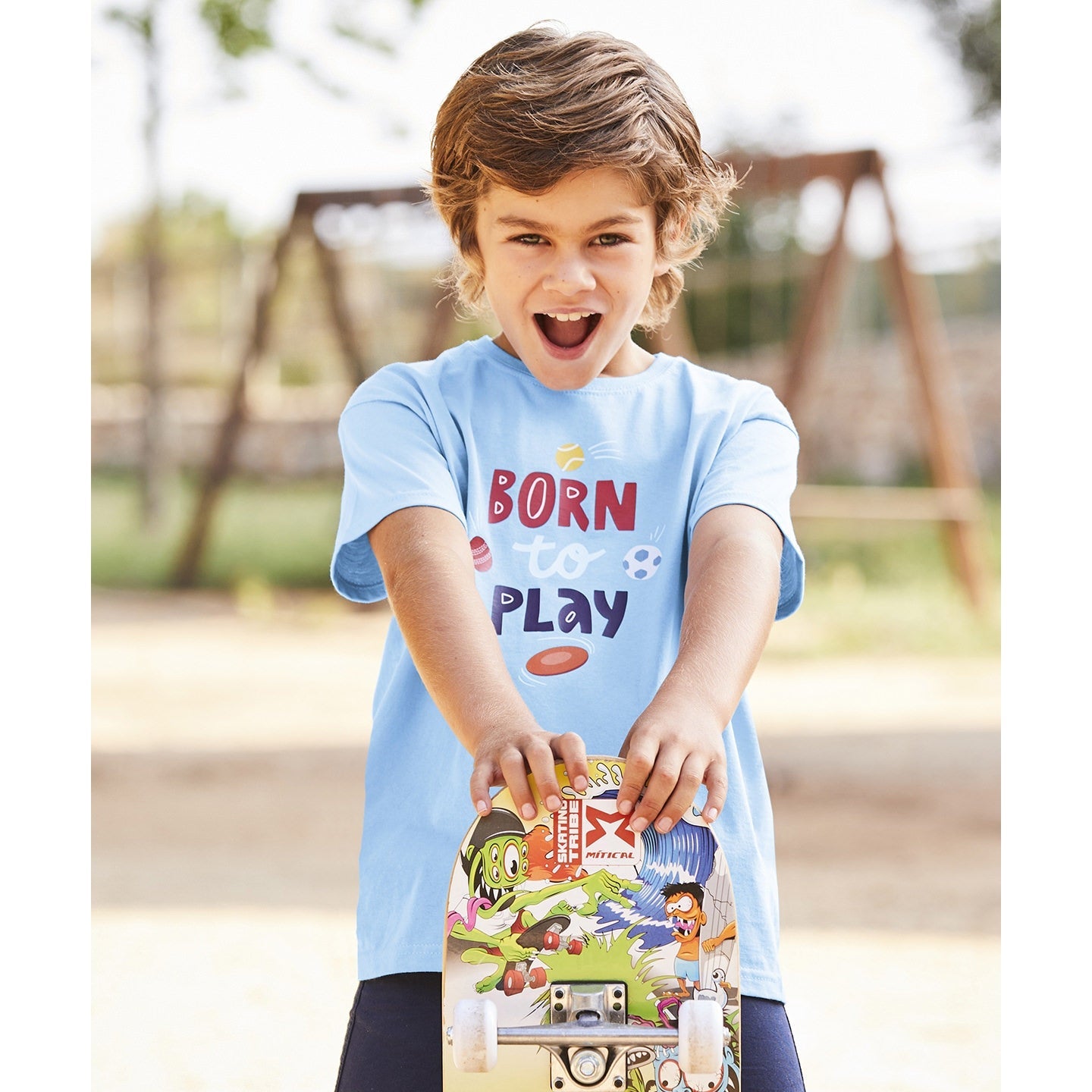 Fruit Of The Loom Kids Valueweight T-Shirt Black Crew Neck 100% Cotton