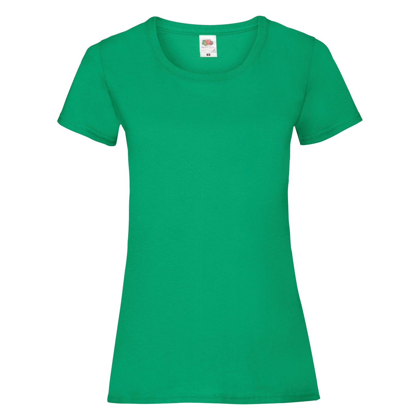 Fruit Of The Loom Women's Valueweight T-Shirt Kelly Green Feminine Fit Cotton