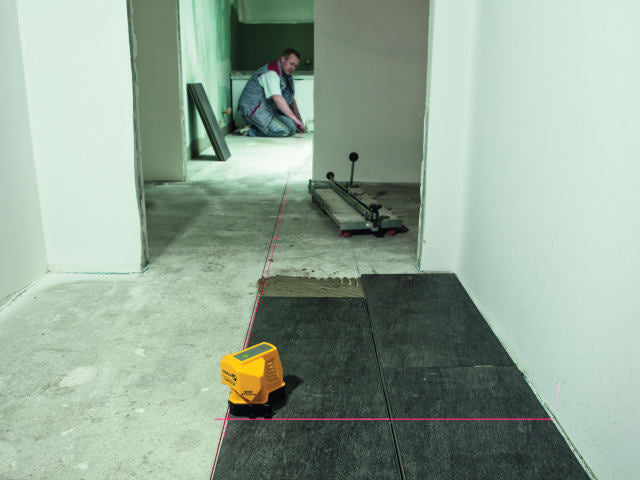 Stabila FLS 90 Floor Line Laser with 90° Angle and Dual Purpose Base