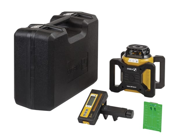 Stabila LAR 160 G Green Rotation Laser Set with Receiver and Carrying Case