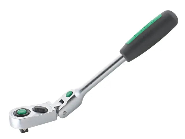 Stahlwille 416QR 1/4in Drive Flex Head Ratchet 80-Tooth Fine Tooth Mechanism