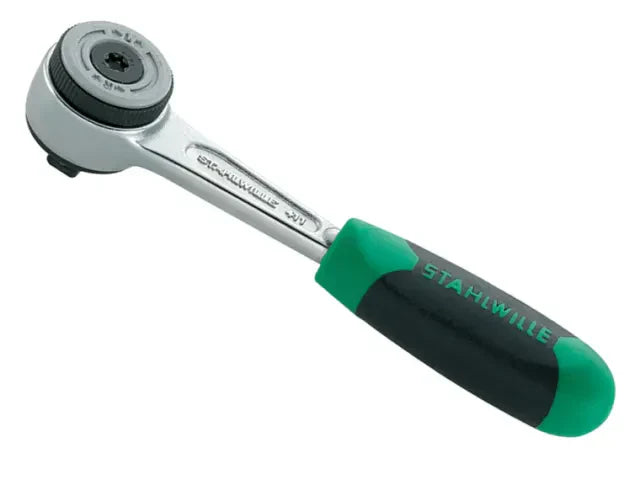 Stahlwille 411 Fine Tooth Ratchet 1/4in Drive 60 Teeth Ergonomic Handle