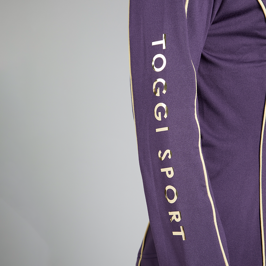 Toggi Shaw Winter Base Layer Long Sleeve Top with Zip Neck and Piping