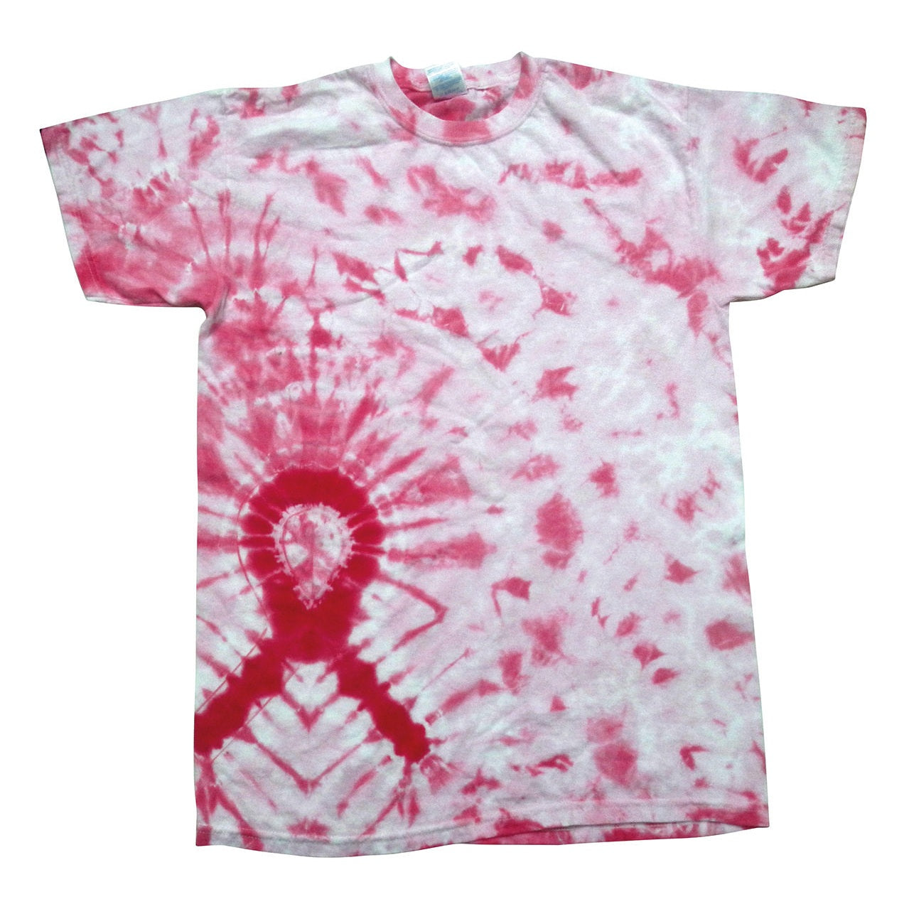 Colortone Kids Pink Ribbon T-Shirt 100% Cotton Comfortable Hand-Dyed Sizes XS-L
