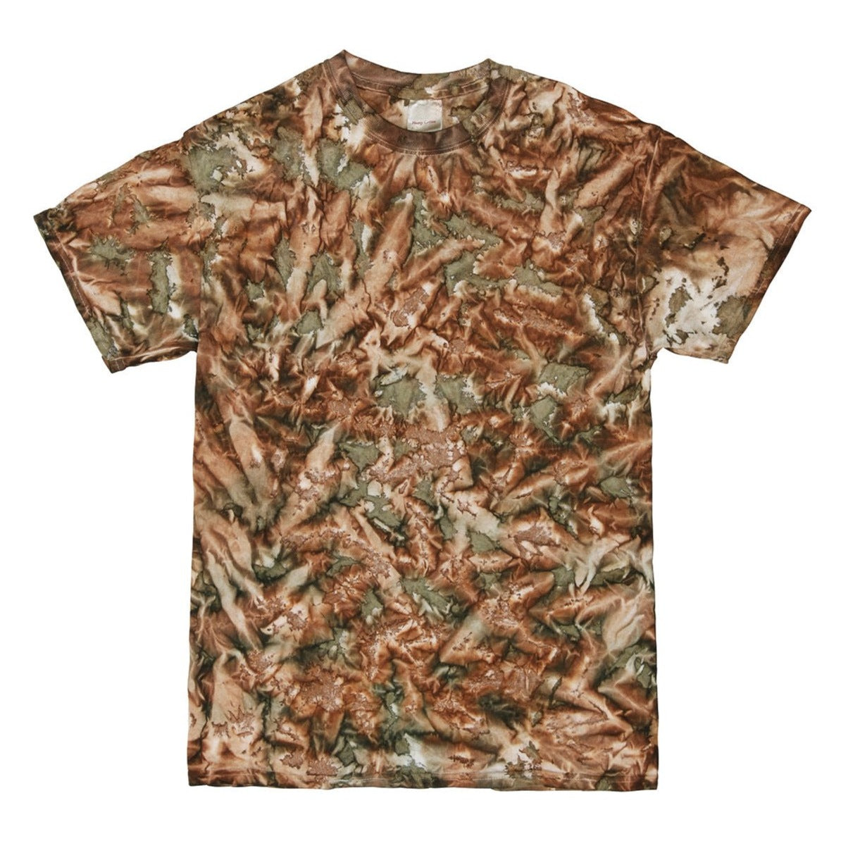 Colortone Hand-Dyed Camo T-Shirt 100% Cotton Unique Design Sizes S-2XL