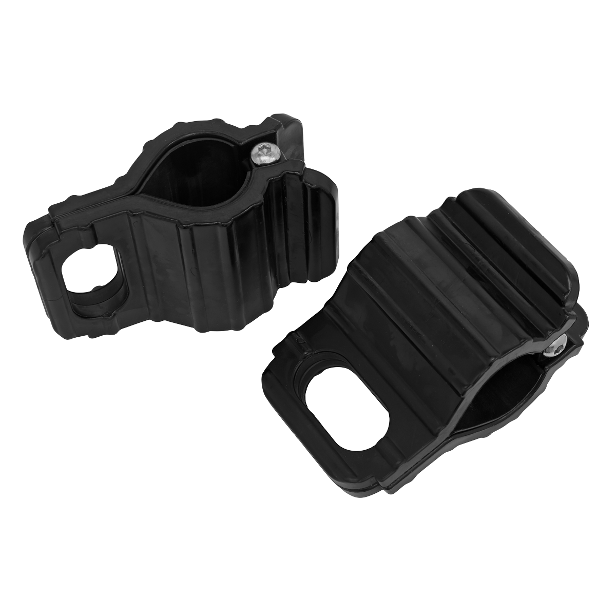 Sealey Handlebar Tie Down Clamps Pair for Motorcycle Secure Transport