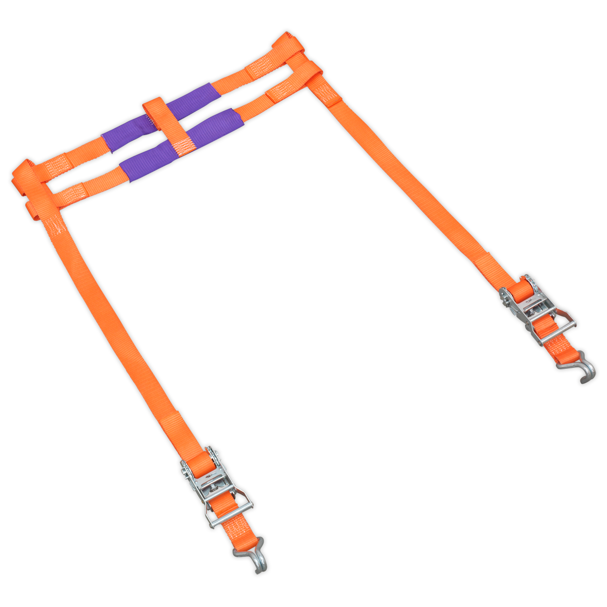 Sealey Motorcycle Rear Wheel Tie Down Ratchet Strap 1000kg Load Tested