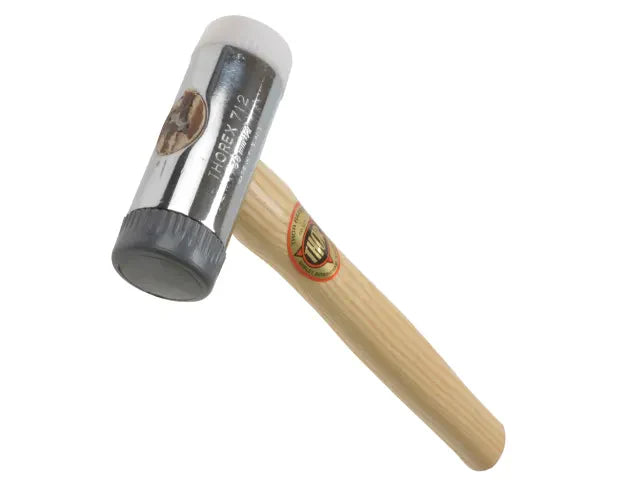 Thor 712R Soft Hard Faced Hammer 38mm 650g Wooden Handle Multi-Purpose Tool