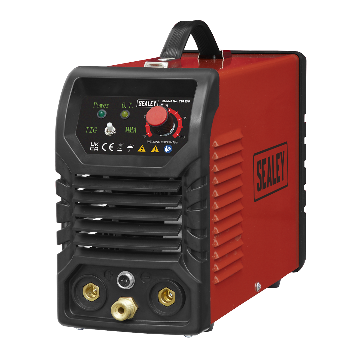 Sealey 130A TIG MMA Inverter Welder Portable Fan-Cooled with Accessories