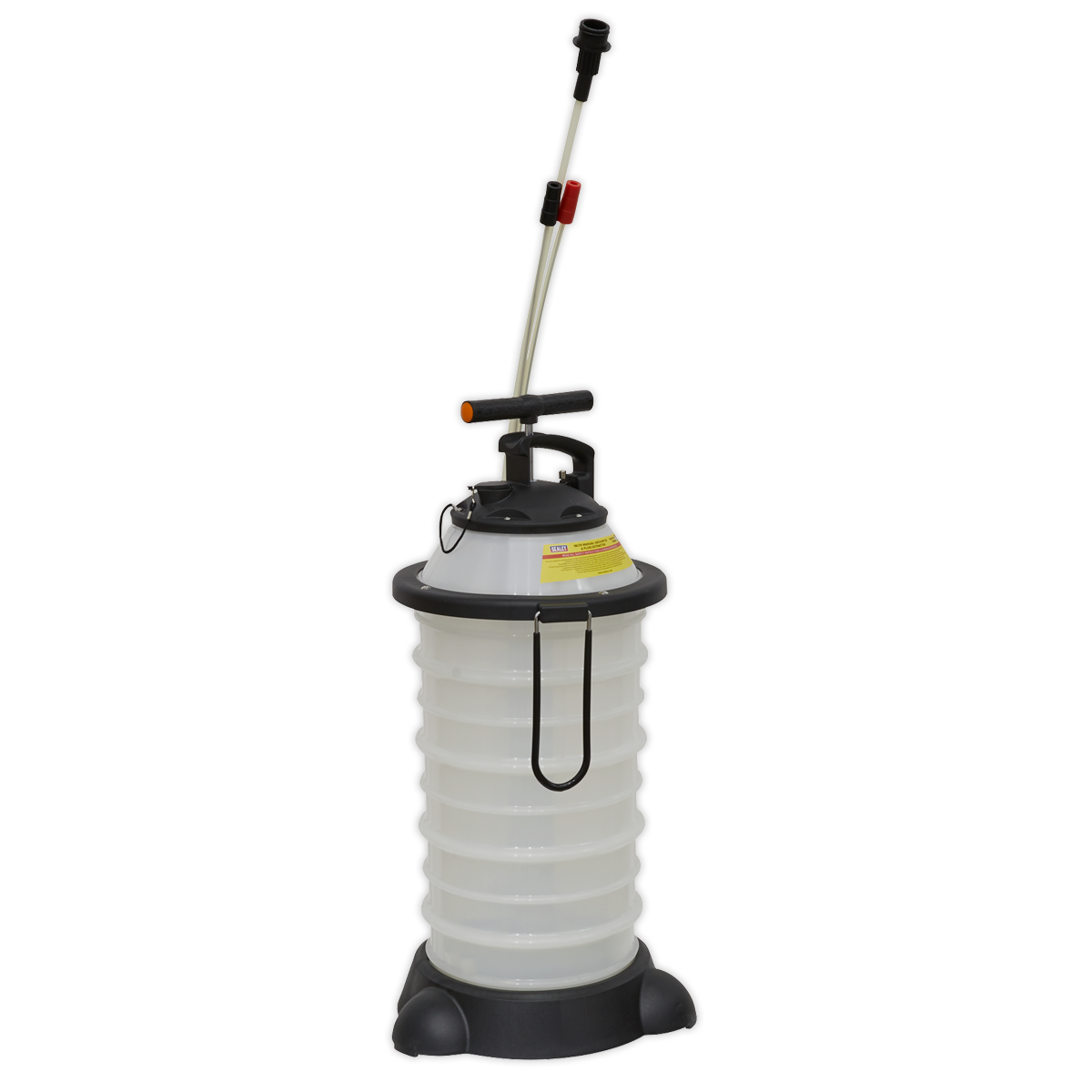 Sealey 18L Manual Vacuum Oil & Fluid Extractor with Suction Probes & Wheels