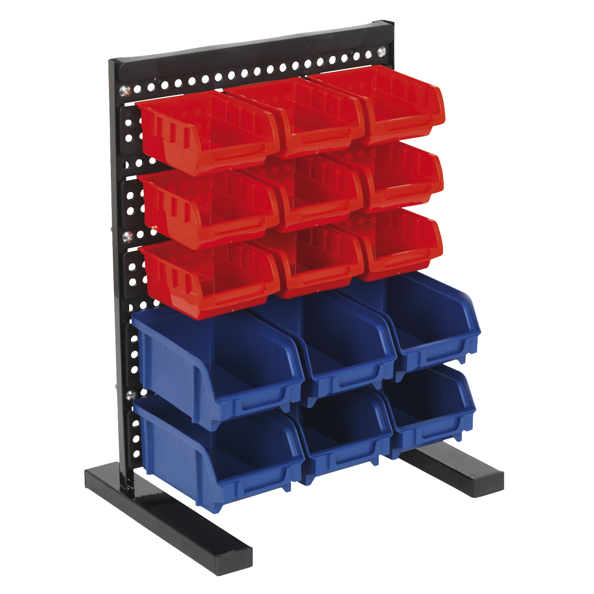 Sealey 15 Bin Storage System for Workbench or Countertop Parts Organization