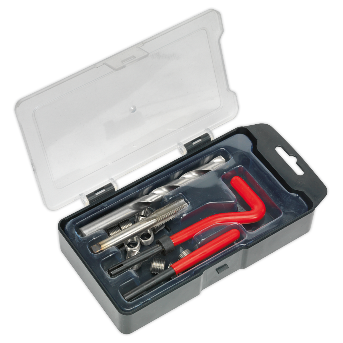 Sealey M10 x 1.5mm Thread Repair Kit for Soft Metals with Inserts and Tools