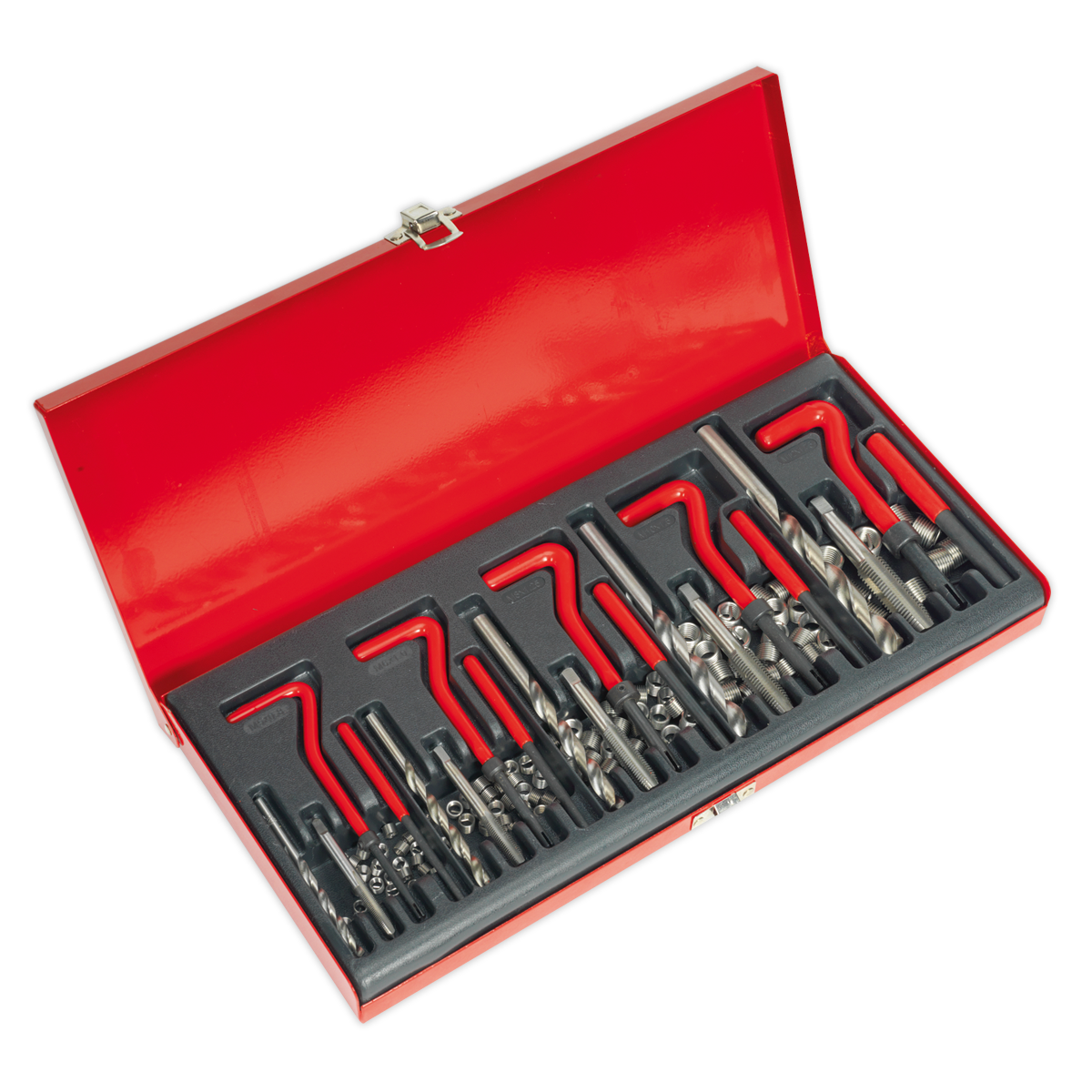 Sealey Thread Repair Master Kit for M5 M6 M8 M10 M12 Soft Metal Threads