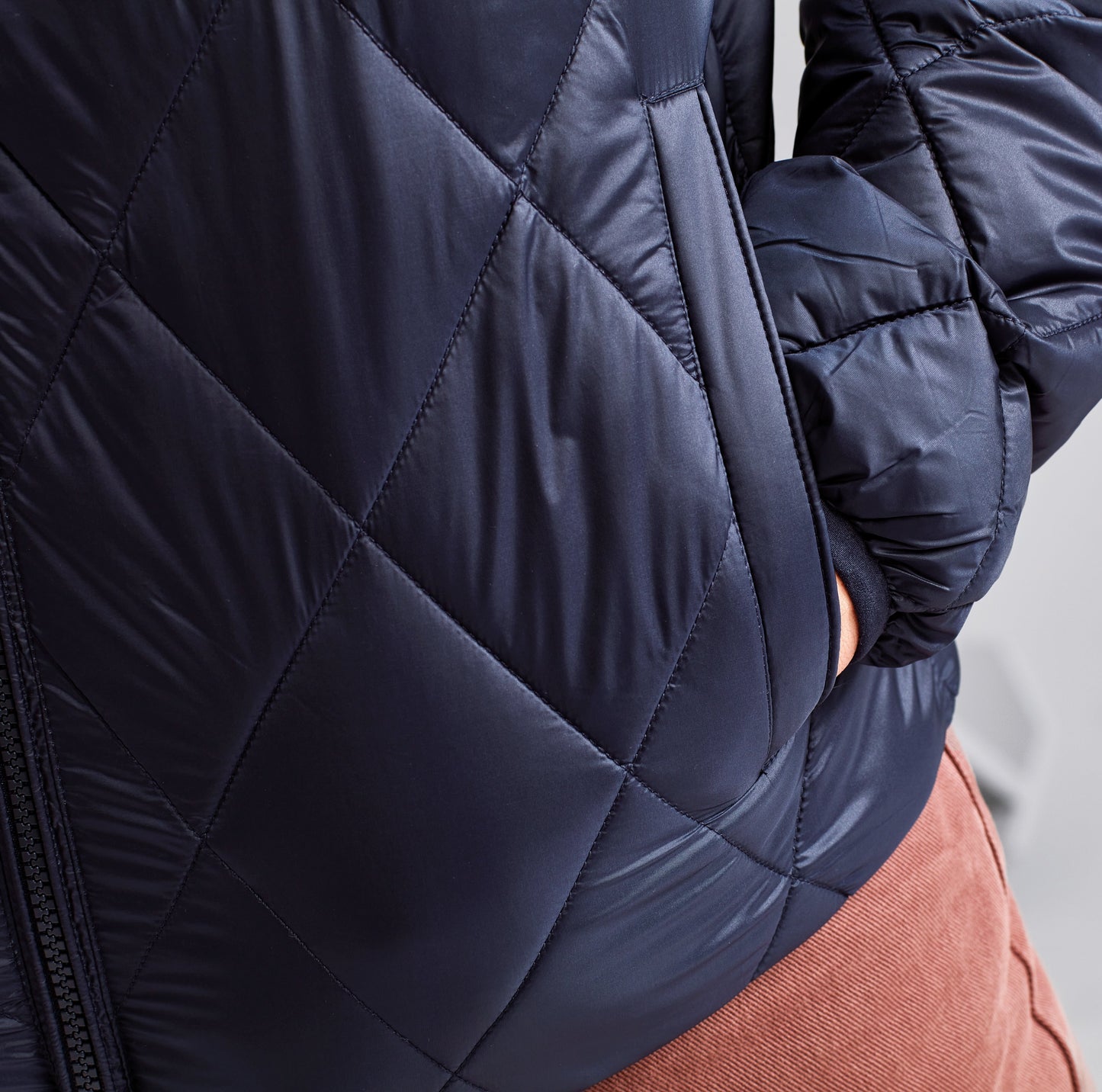 2786 Diamond Pane Padded Jacket Lightweight Quilted Work Leisurewear Size M
