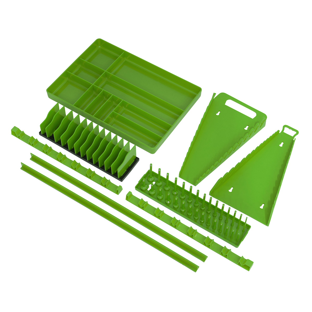 Sealey 9pc Tool Storage Organiser Set with Racks and Drawer Dividers TSK01HV