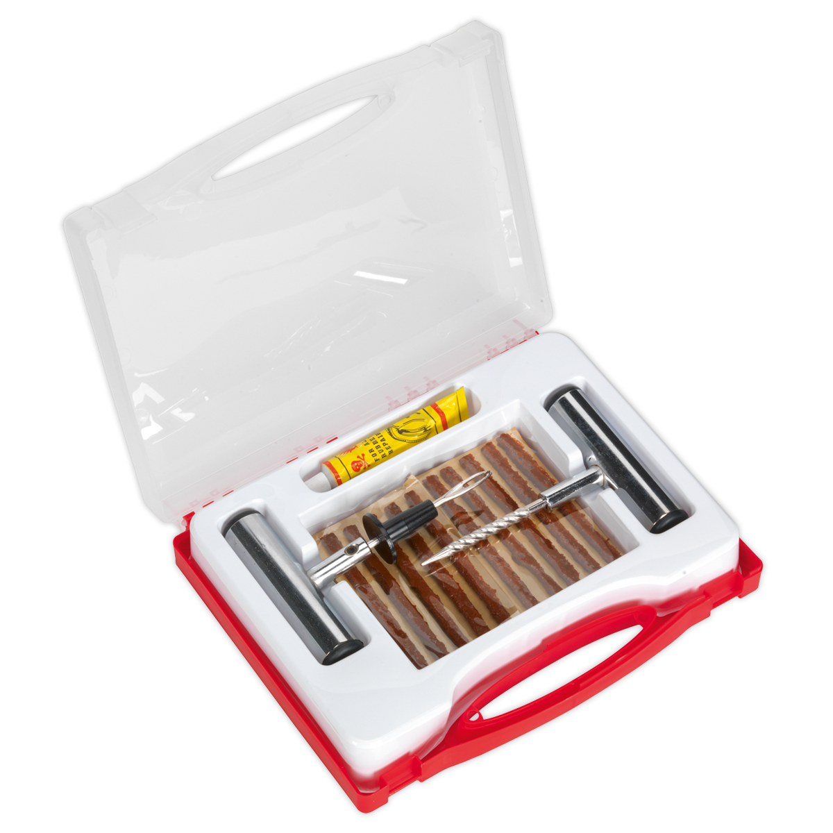 Sealey Temporary Puncture Repair Kit for Tubeless Tyres - 30 Repair Strips