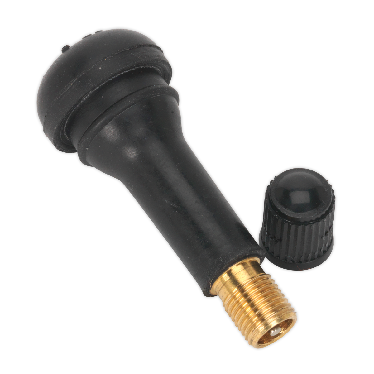 Sealey TR414 Tubeless Tyre Valve Snap-in Pack of 100 EDPM Rubber Durable