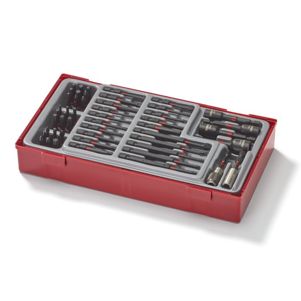 Teng Tools TT1 Impact Bit Set 53 Pieces 1/4" Hex Screwdriver & Nut Setters