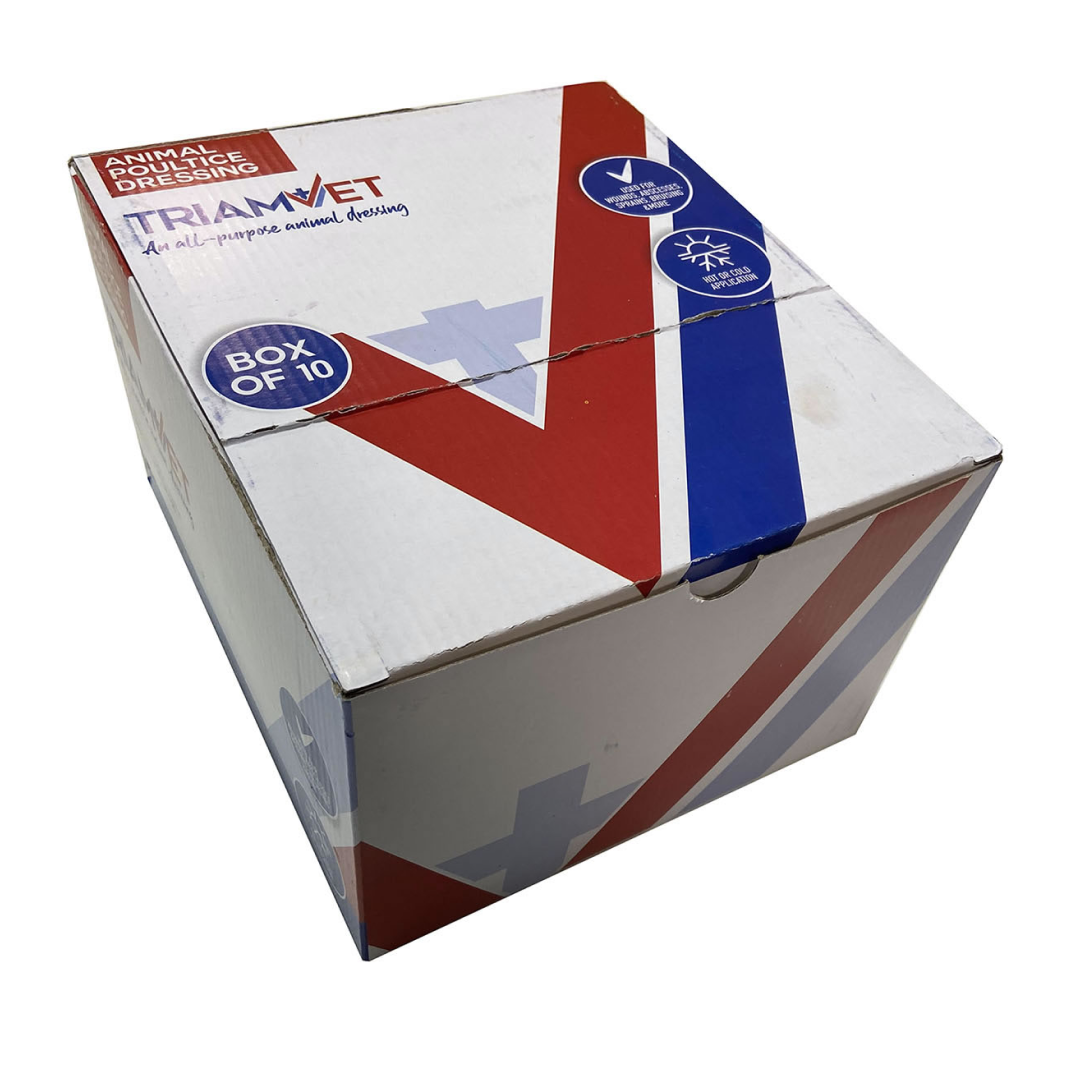 Triamvet Horse Poultice Dressing for Wounds Abscesses Sprains Bruising