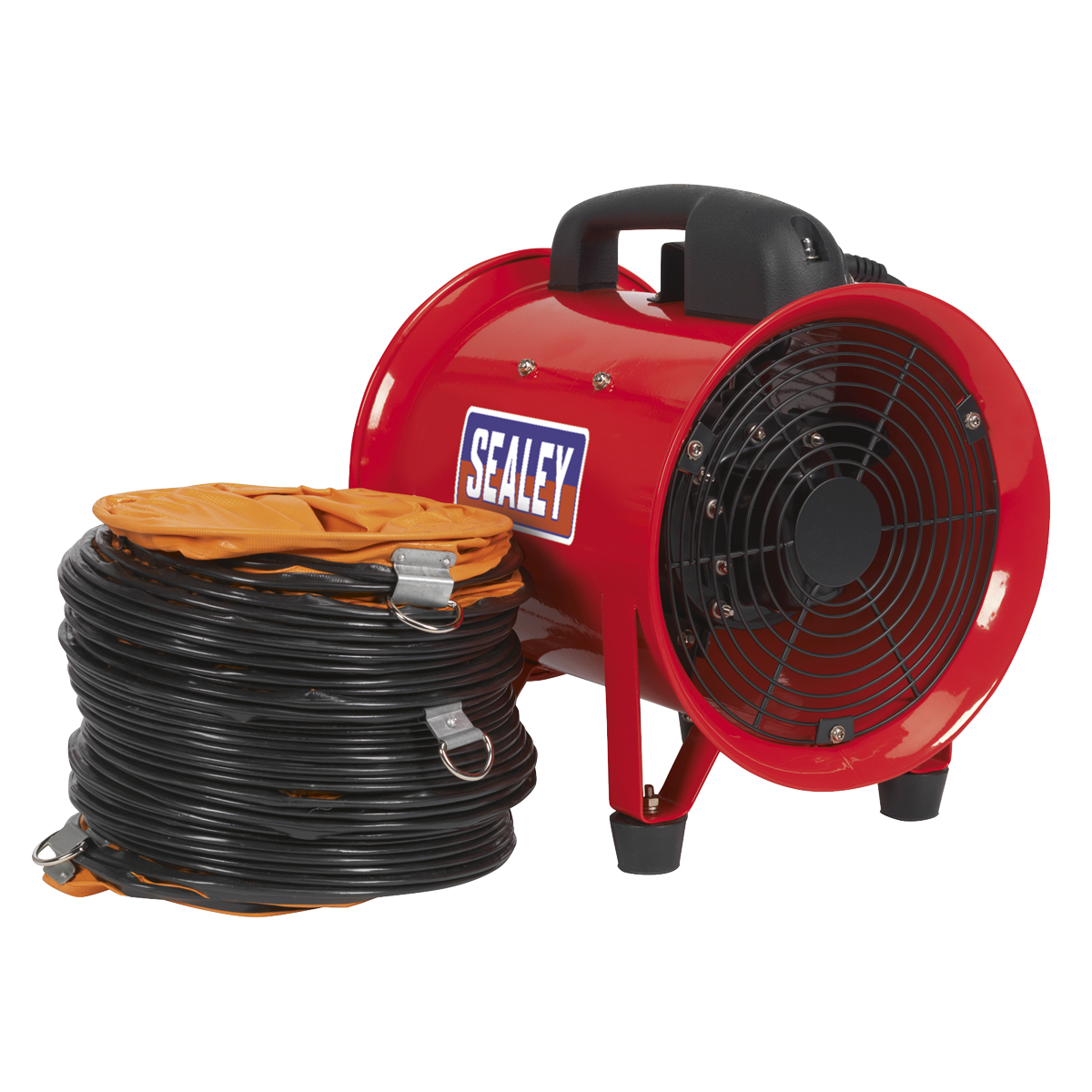 Sealey Portable Ventilator 200mm 1233m³/hr with 5m Ducting Lightweight Design