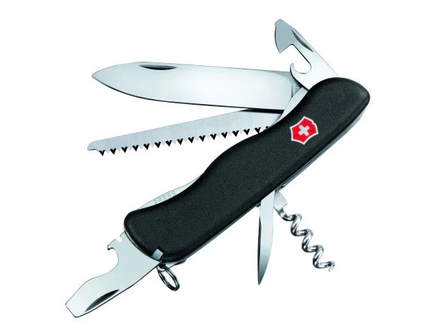Victorinox Forester Swiss Army Knife Black Multi-Tool with Locking Blade 111mm