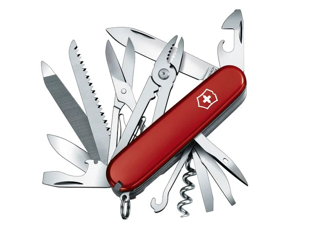 Victorinox Handyman Swiss Army Knife Red Multi-Tool with Blades and Pliers