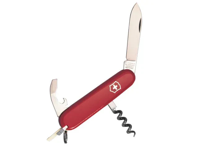 Victorinox Waiter Swiss Army Knife Red 84mm Multi-Tool with Corkscrew