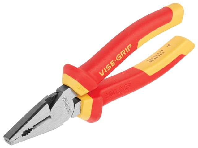 IRWIN Vise-Grip VDE Combination Pliers High Leverage 200mm Chrome Nickel Steel