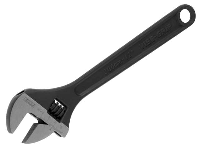 IRWIN Vise-Grip Adjustable Wrench 300mm Steel Handle Metric Imperial Scale
