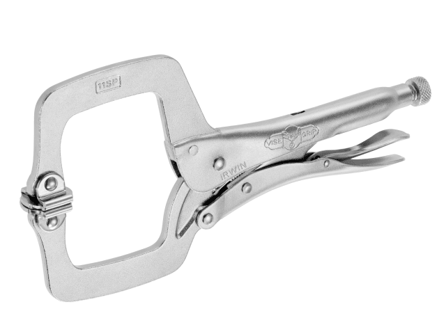 IRWIN Vise-Grip 11SP Locking C-Clamp Swivel Pad 275mm 4in Capacity