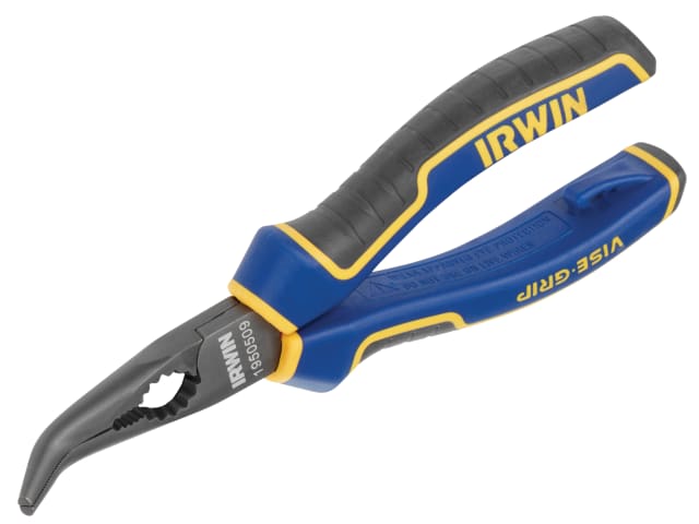 IRWIN Vise-Grip Bent Nose Pliers 170mm High-Quality Steel Comfort Grip