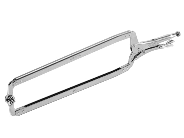 IRWIN Vise-Grip 24SP Locking C-Clamp Swivel Pad 600mm 10in Capacity