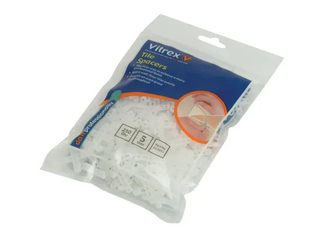 Vitrex 5mm Floor Tile Spacers Pack of 1500 for Even Grout Lines