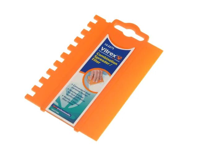 Vitrex Combination Spreader Filler 120mm Dual-Purpose Adhesive Tool