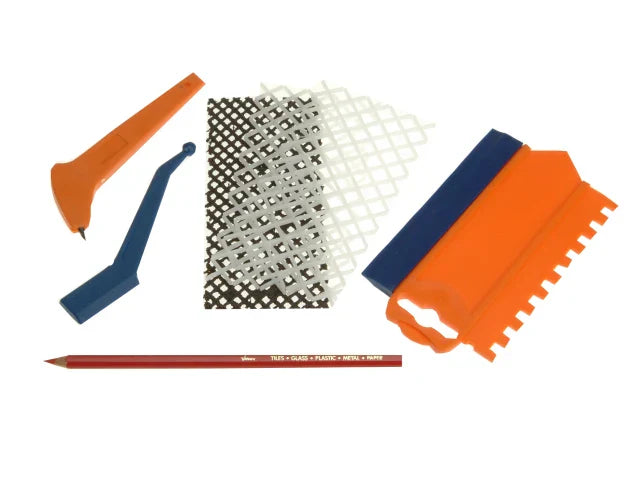 Vitrex Tiling Starter Kit with Tile Marker Scorer File Spreader Grout Finisher