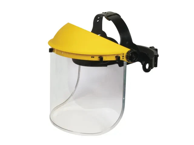 Vitrex Safety Shield Clear Polycarbonate Face Shield with Adjustable Headband