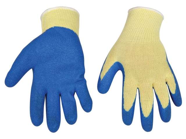 Vitrex Premium Builder's Grip Gloves Latex Coated Breathable Comfort Fit
