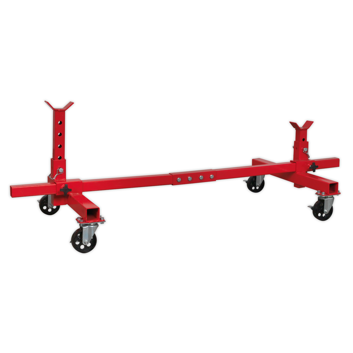 Sealey 2-Post Vehicle Moving Dolly 900kg Heavy-Duty Steel Frame Adjustable