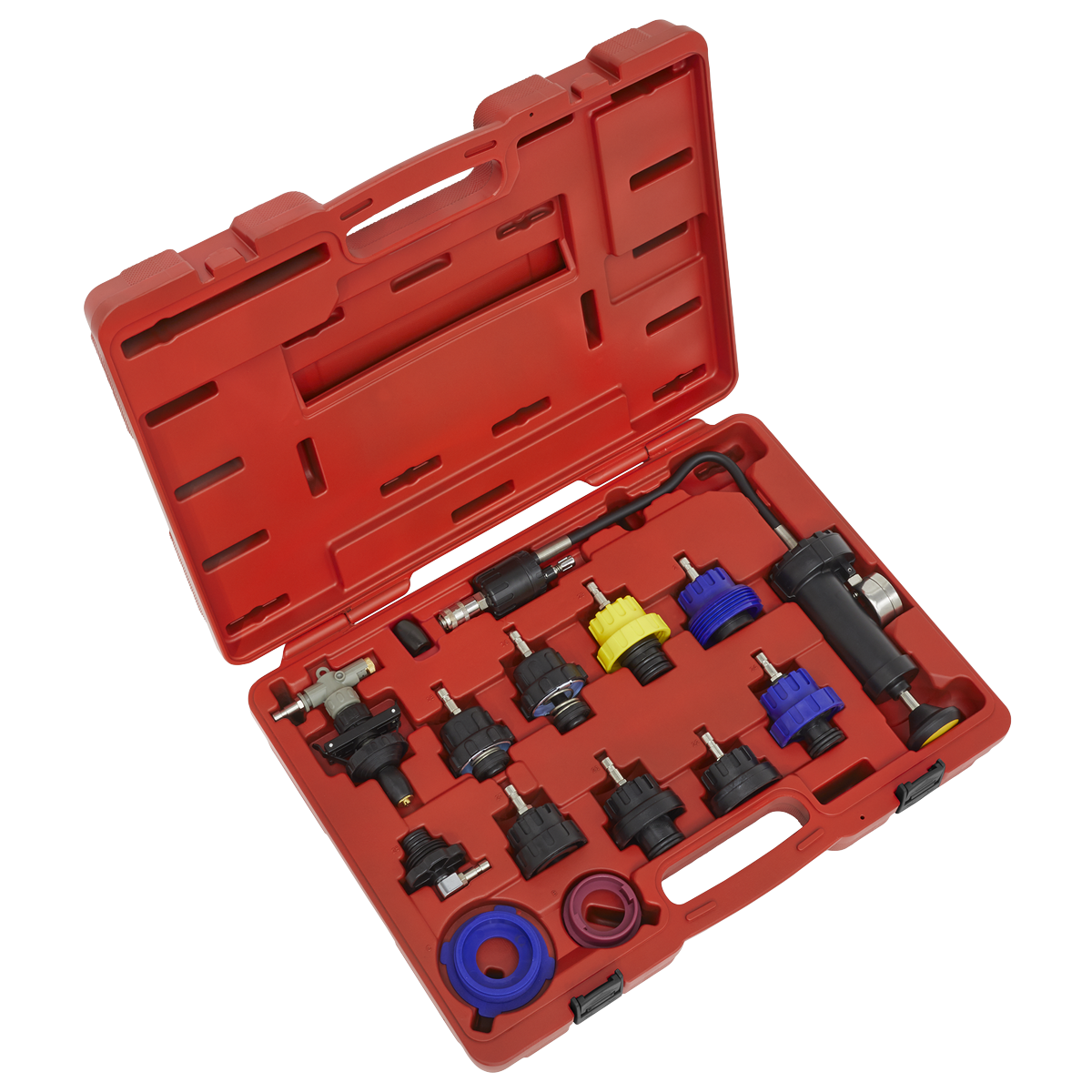 Sealey 13pc Cooling System Pressure Test Kit with Vehicle Specific Adaptors