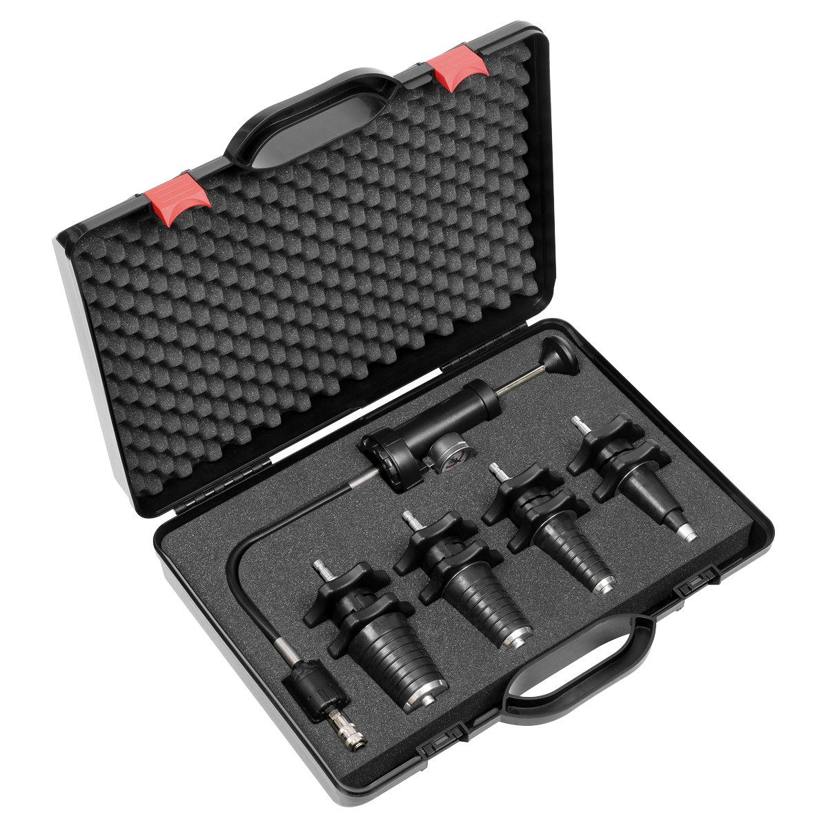 Sealey VS0033 Cooling System Pressure Test Kit with Adaptor Set for Vehicles