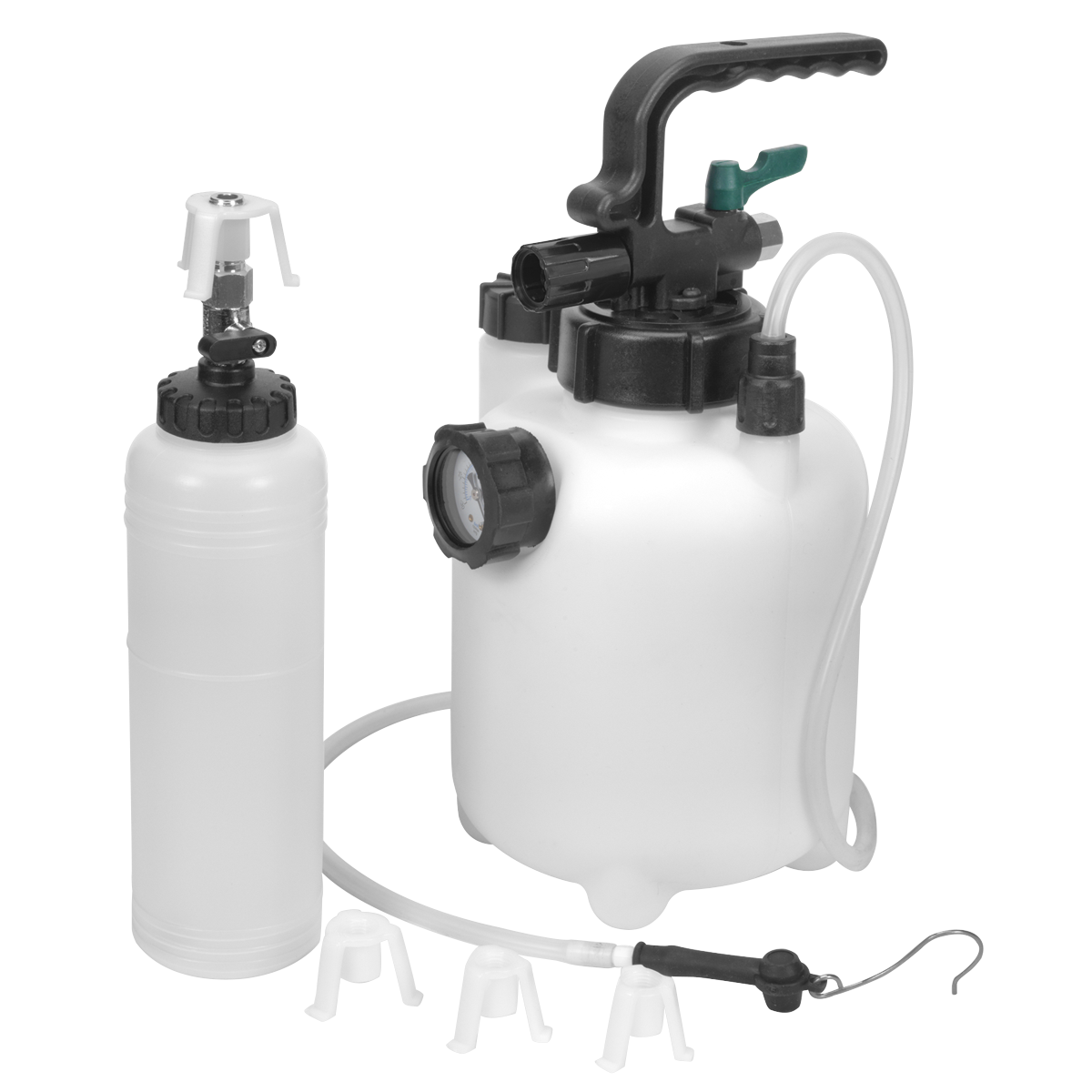 Sealey 2.5L Workshop Vacuum Brake & Clutch Bleeder with Gauge & Adaptors