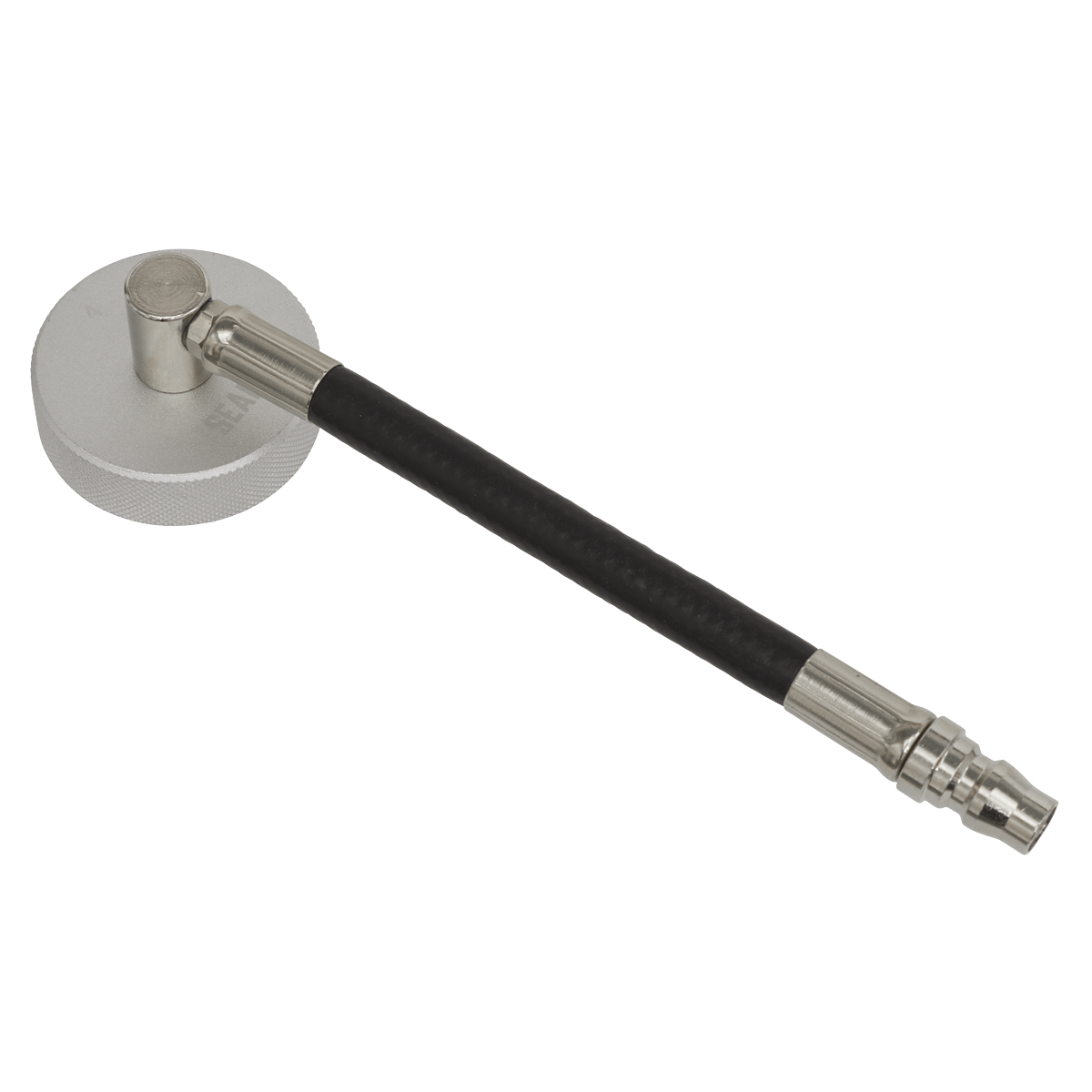 Sealey Brake Pressure Bleeder Cap 45mm with 90° Connector and Hose Adapter