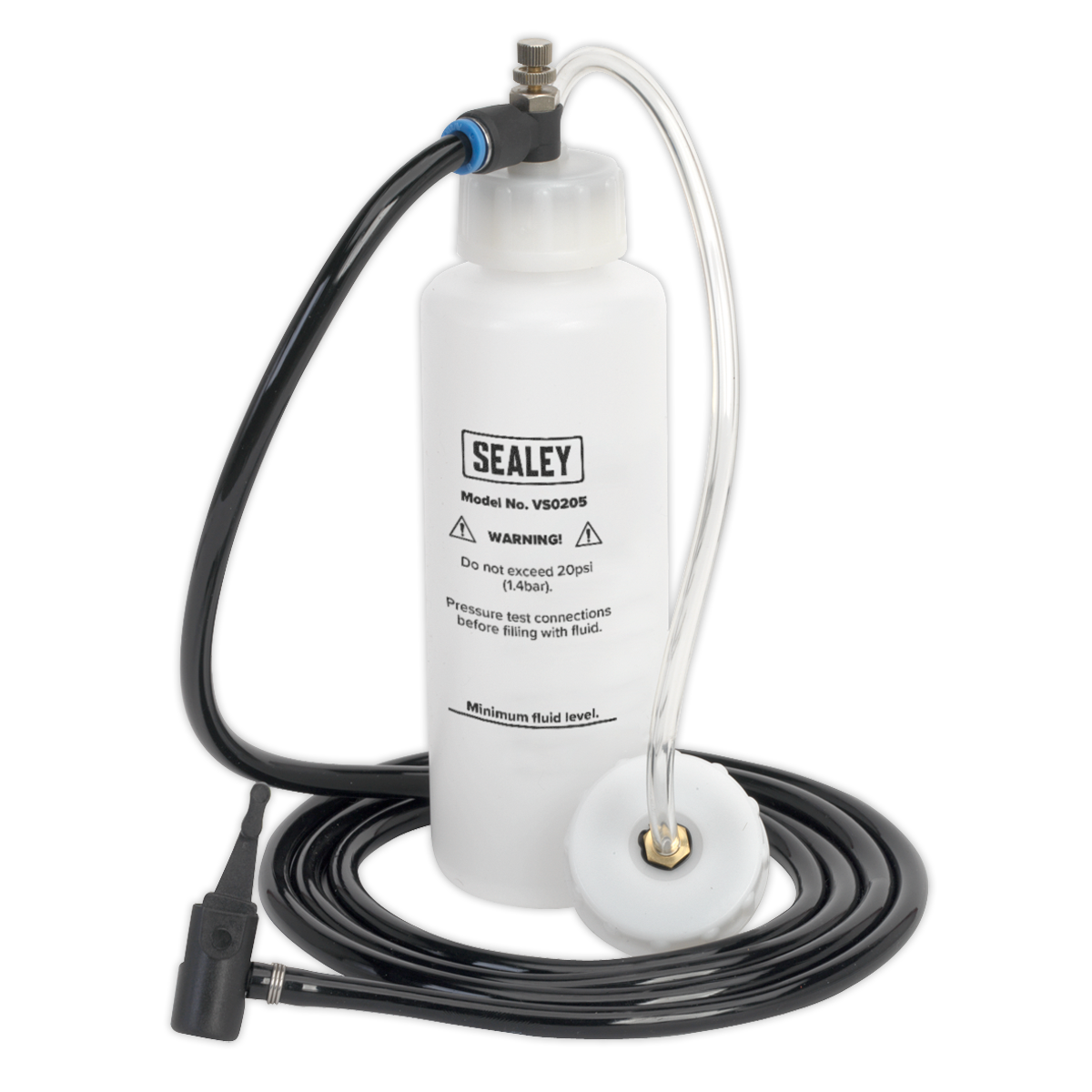 Sealey VS0205 Automatic Brake & Clutch Bleeder with Air Hose & Adaptors
