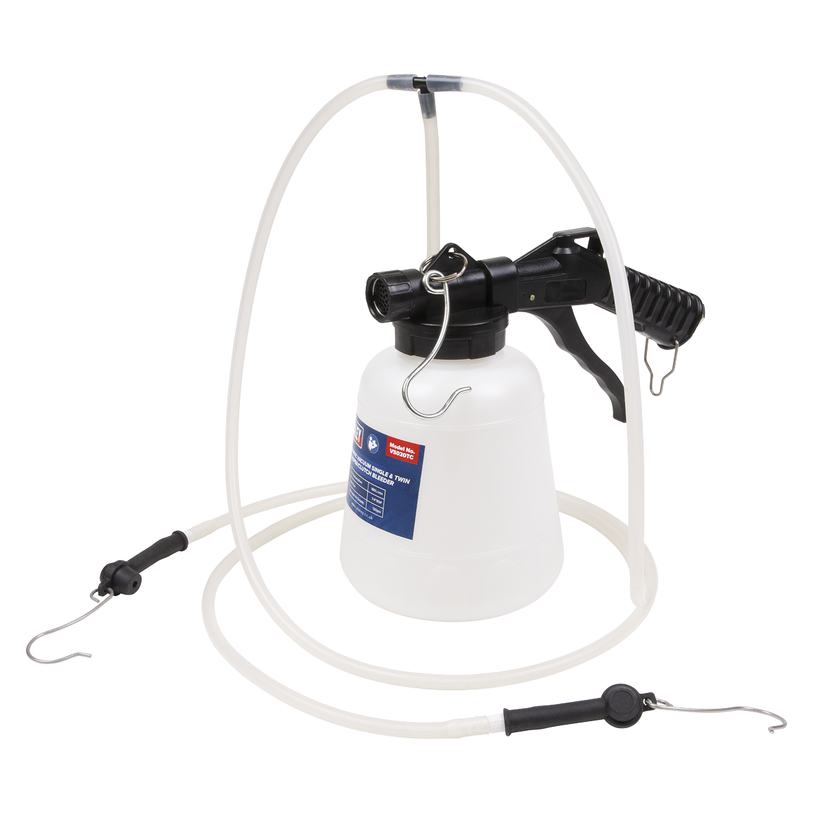 Sealey VS020TC Brake Caliper Clutch Bleeder 1L Pneumatic Vacuum System