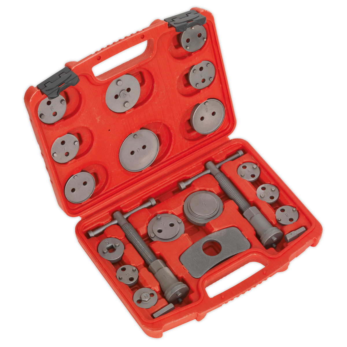 Sealey 21pc Brake Piston Wind-Back Tool Kit with VAG Adaptor & Storage Case