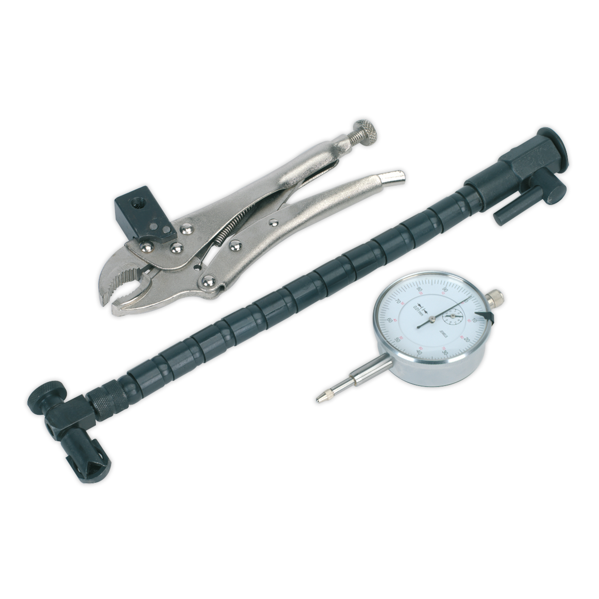 Sealey Brake Disc Run-Out Kit with DTI Gauge for Quick Ball Joint Checks