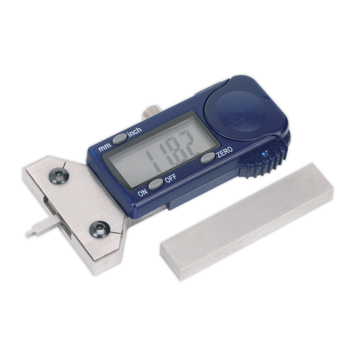 Sealey Digital Tyre Tread Depth Gauge DVSA Approved Stainless Steel VS0563